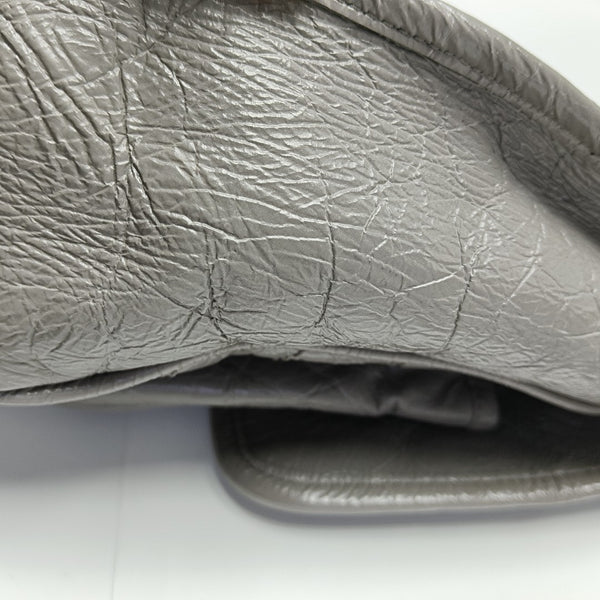 NIKI Medium Chevron Calfskin Gray