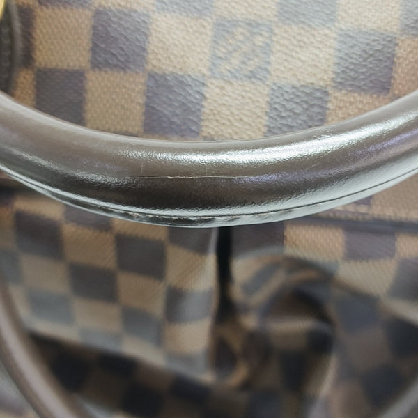 TREVI Damier Ebene Coated Canvas Brown