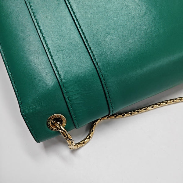 SERPENTI FOREVER Medium Calfskin Green