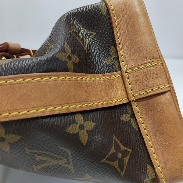 NOÉ BB Monogram Coated Canvas Brown