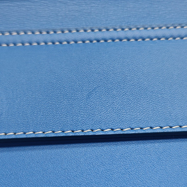 Calfskin Tote Bag Mini Blue