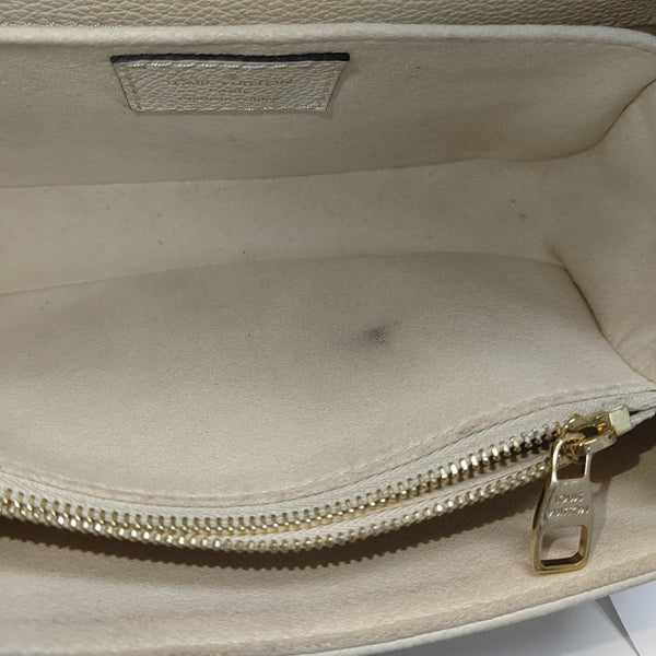 MÉTIS EAST WEST Monogram Calfskin Beige