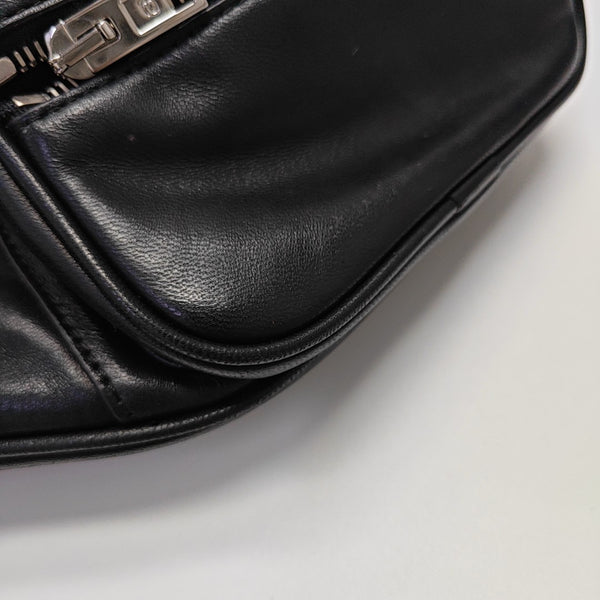 Lambskin Belt Bag Medium Black