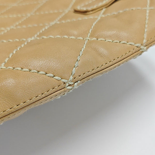 SURPIQUE Quilted Calfskin Beige