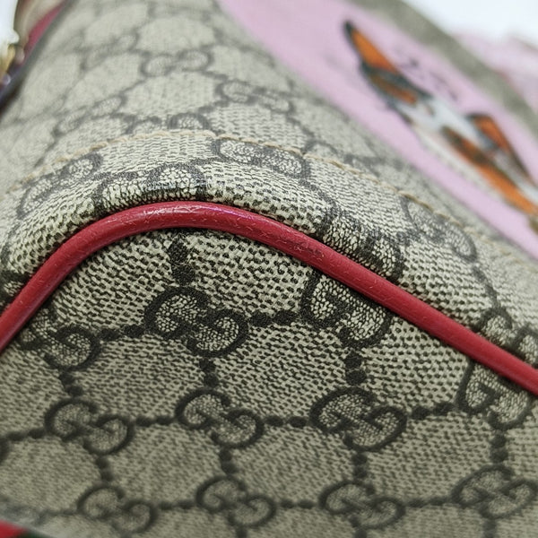 Monogram Coated Canvas Backpack Beige