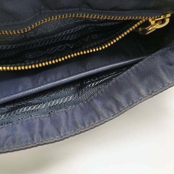 Nylon Crossbody Bag Blue