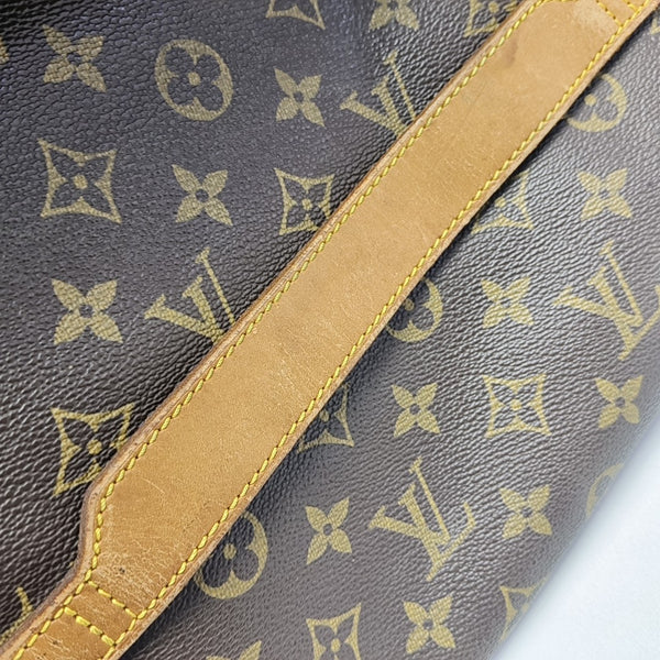 VALMY Monogram Coated Canvas Brown