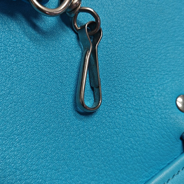 Triangle Calfskin Blue