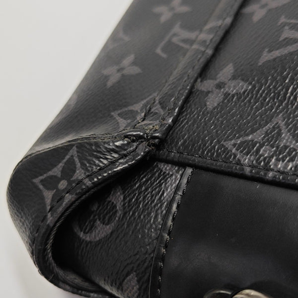 VOYAGER PM Monogram Coated Canvas Black