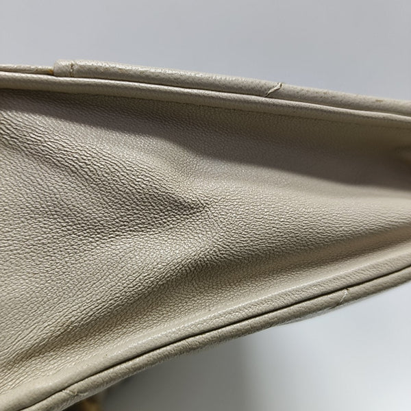 CHANEL 19 WOC Quilted Lambskin Beige