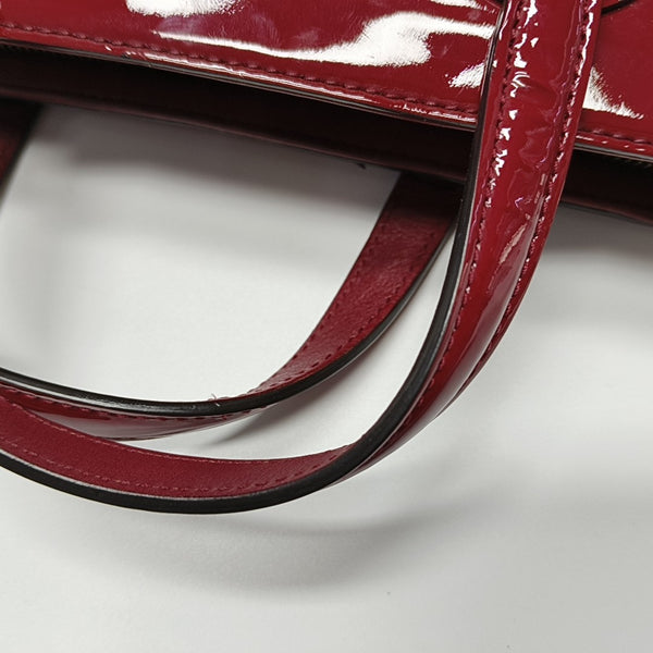 Bright Bit Patent Leather Red