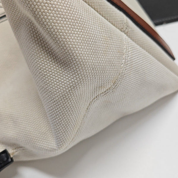 Canvas Shoulder Bag White