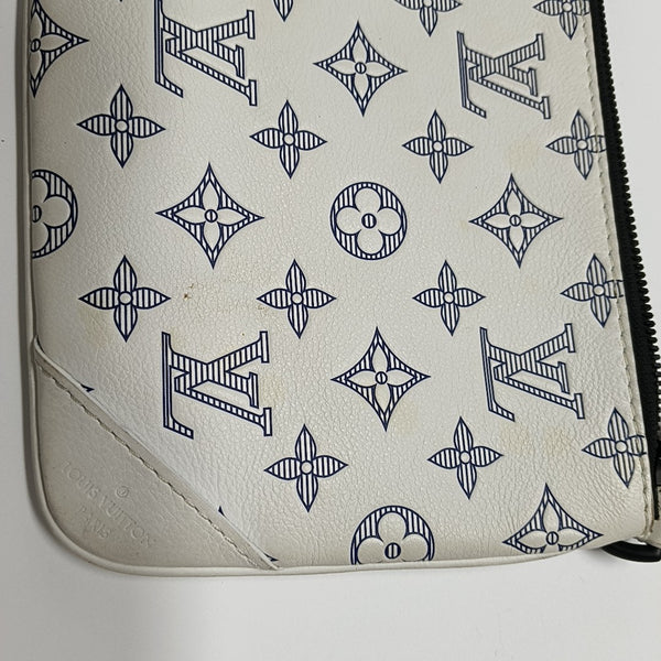DUO Monogram Calfskin White