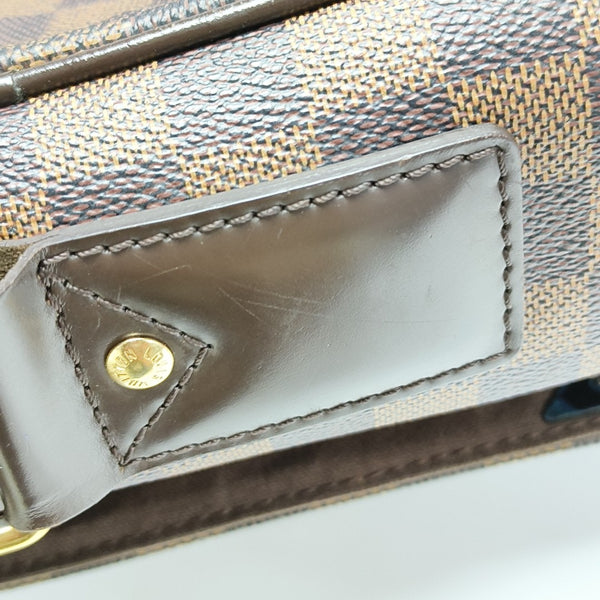 SHELTON Damier Ebene Coated Canvas Brown