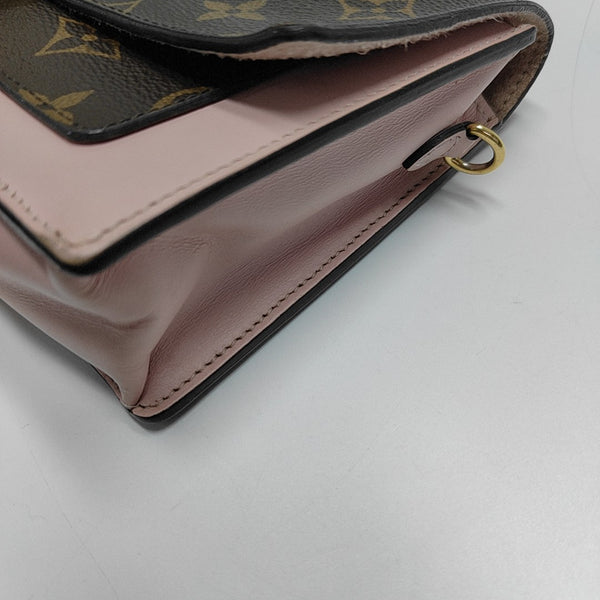 FLORE Monogram Coated Canvas Brown