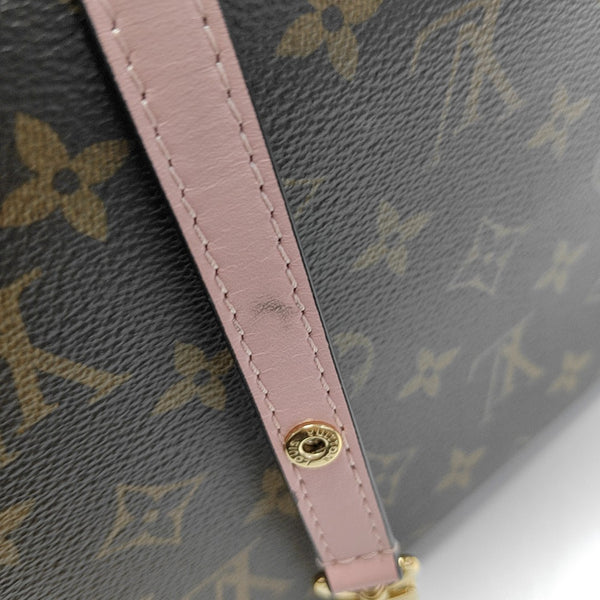 NÉONOÉ MM Monogram Coated Canvas Brown