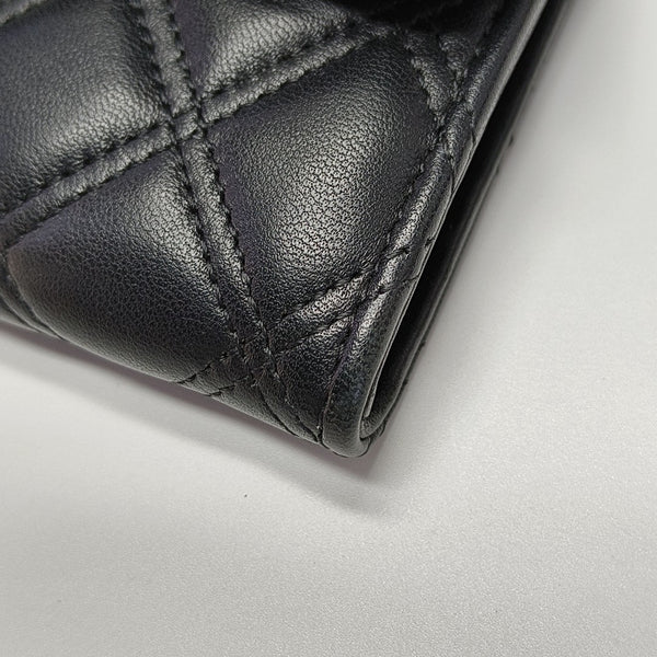 Quilted Lambskin Wallet Black