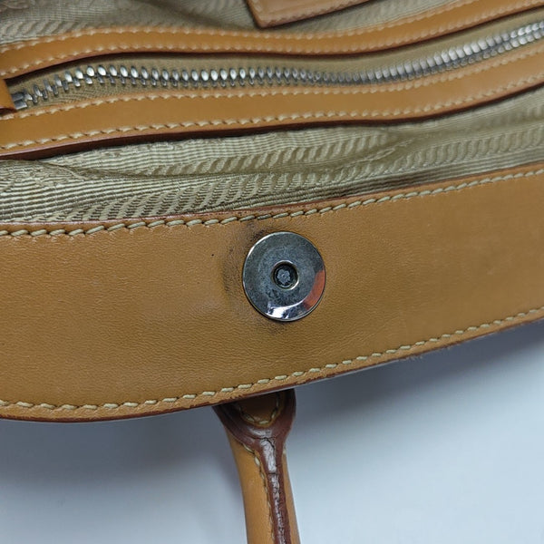 Fabric Tote Bag Brown