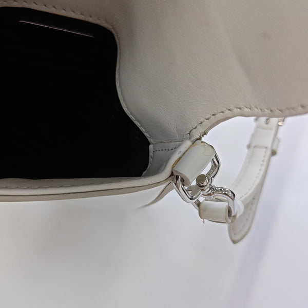 Cleo Mini Calfskin White