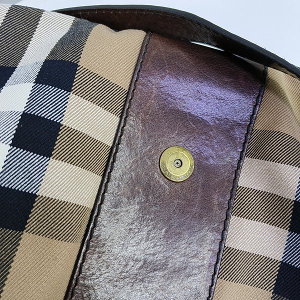 Canvas Shoulder Bag Brown