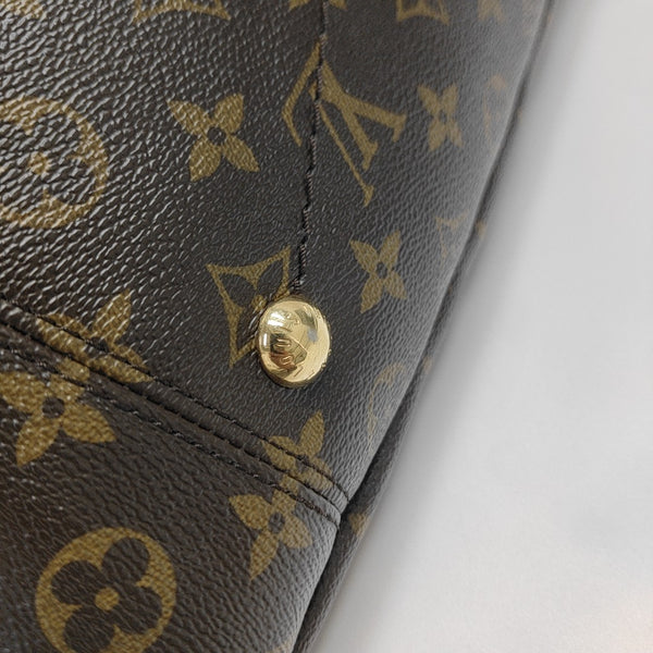 ARTSY MM Monogram Coated Canvas Brown