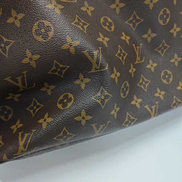 NEVERFULL MM Monogram Coated Canvas Brown