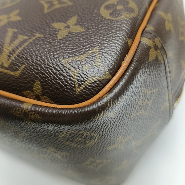 DEAUVILLE GM Monogram Coated Canvas Brown