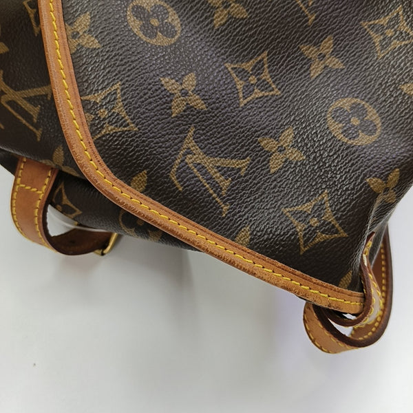 SAUMUR 30 Monogram Coated Canvas Brown