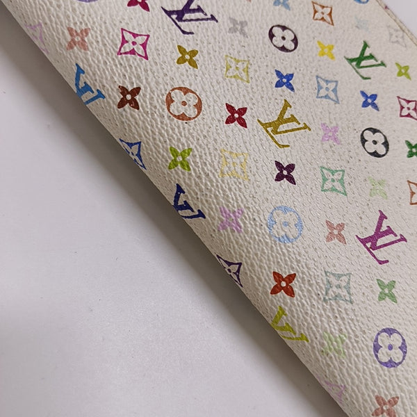 ZIPPY Monogram Coated Canvas White Wallet