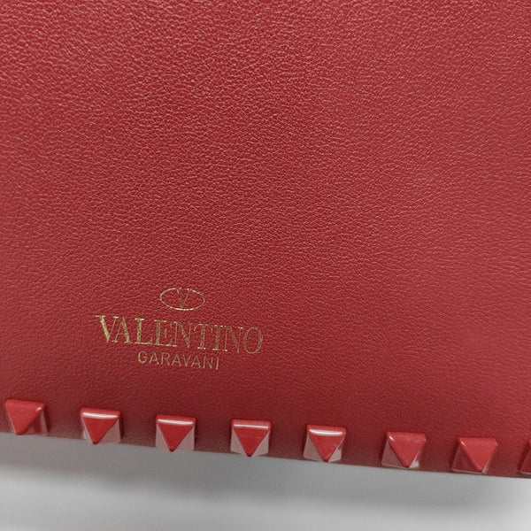 Leather Shoulder Bag Red