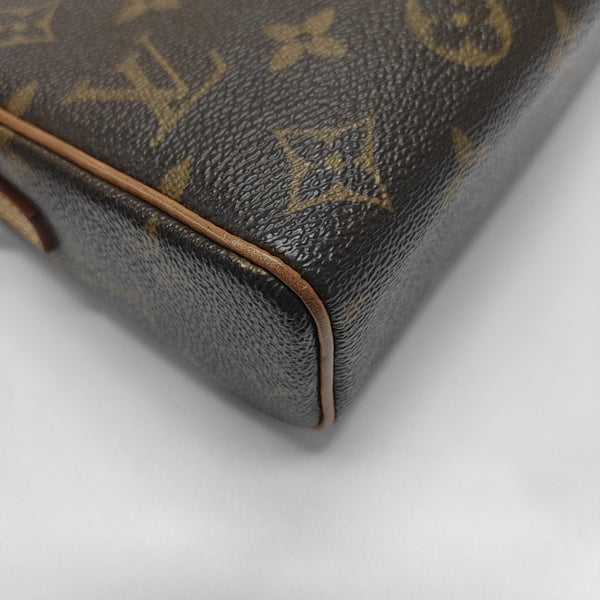 RECITAL Monogram Coated Canvas Brown