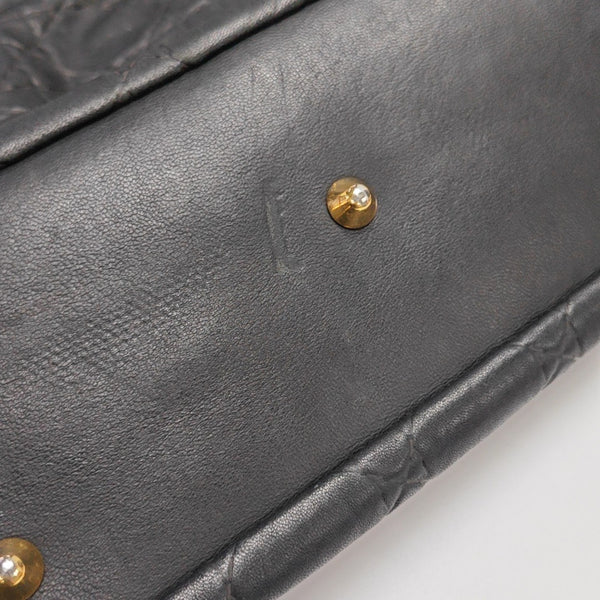 Cannage Calfskin Tote Bag Black