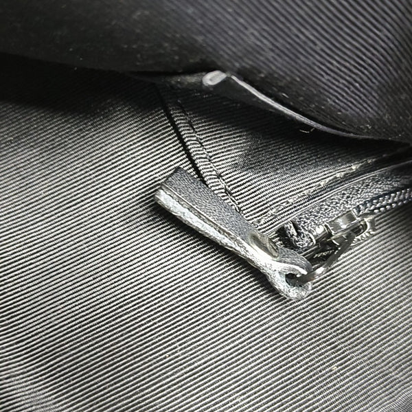 Calfskin Top Handle Bag Black
