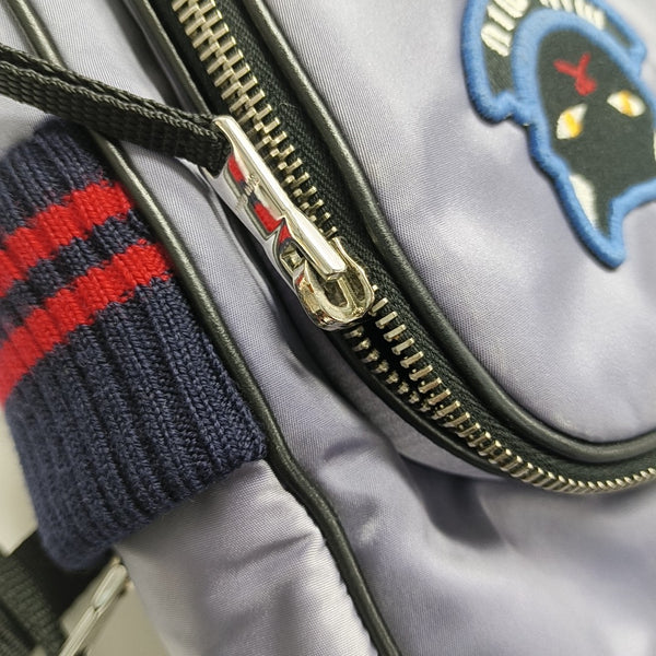 Nylon Backpack Blue