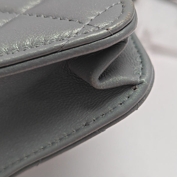 Quilted Lambskin Shoulder Bag Green