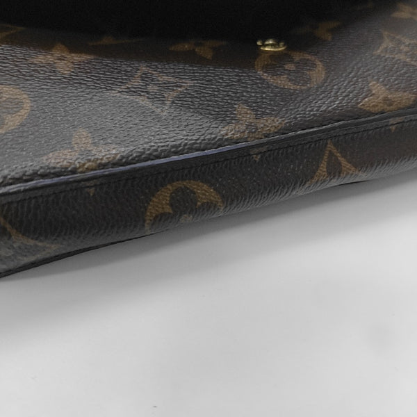 FÉLICIE Monogram Coated Canvas Brown