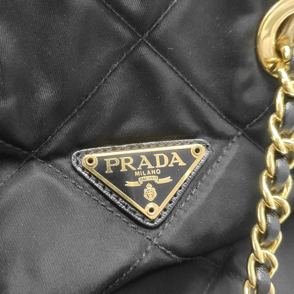 Re-Edition 1995 Chaîne Quilted Nylon Black