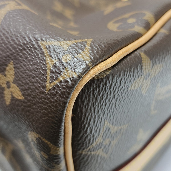 SPEEDY 25 Monogram Coated Canvas Brown