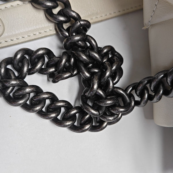 PORTOBELLO Quilted Calfskin White