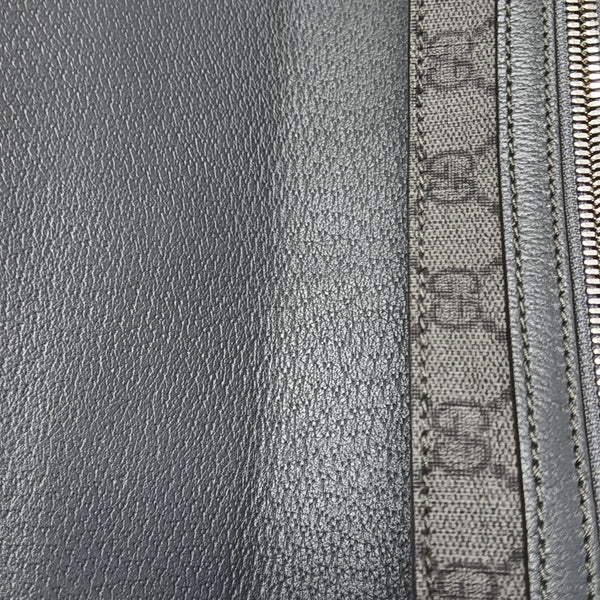 Ophidia Medium Monogram Coated Canvas Gray