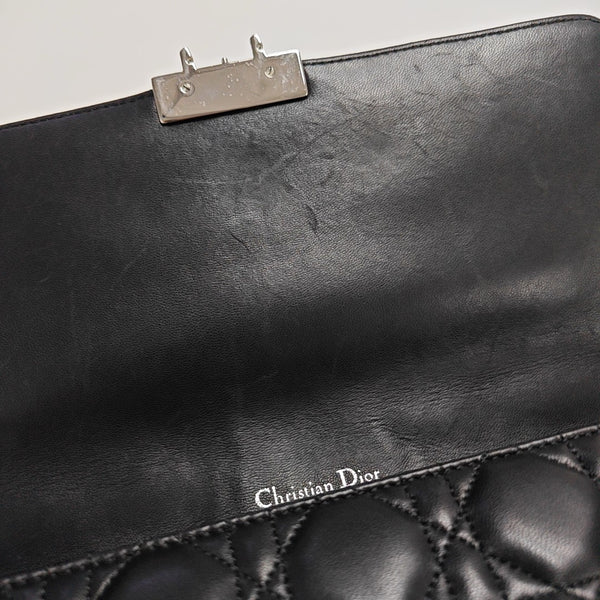 Miss Dior Cannage Lambskin Black