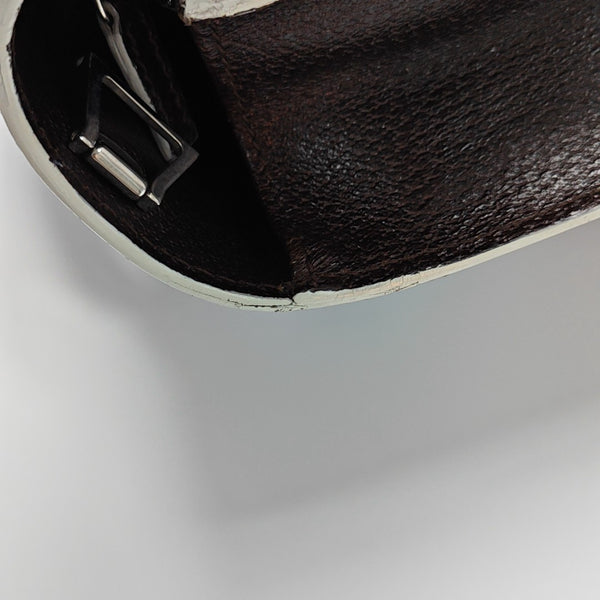 Calfskin Top Handle Bag Brown