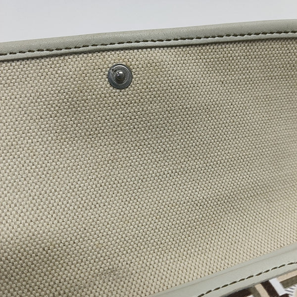 Coated Canvas Top Handle Bag Multicolor