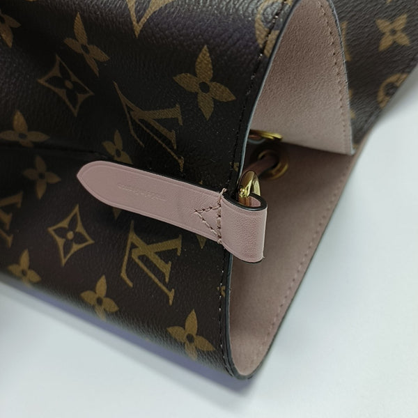 NÉONOÉ MM Monogram Coated Canvas Brown