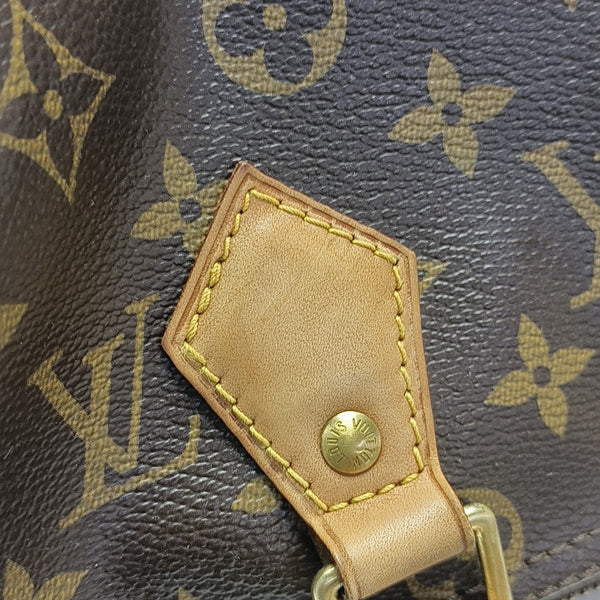 SPEEDY 25 Monogram Coated Canvas Brown
