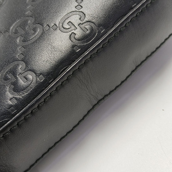 Signature Monogram Calfskin Black