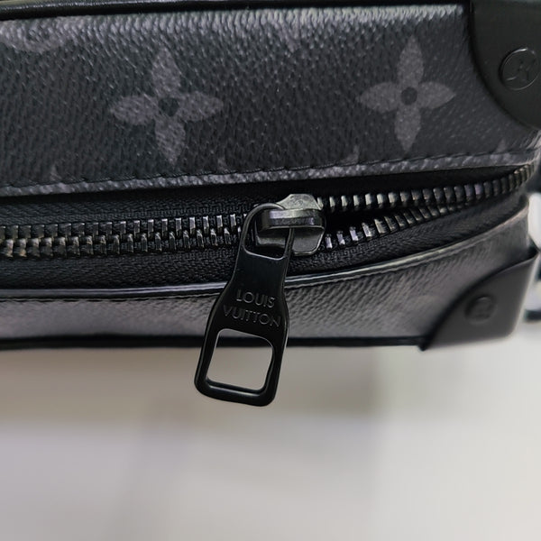 SOFT TRUNK Mini Monogram Coated Canvas Black