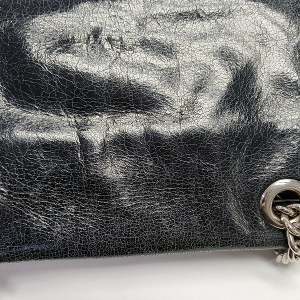 Calfskin Shoulder Bag Black