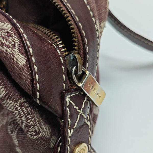 Canvas Top Handle Bag Purple