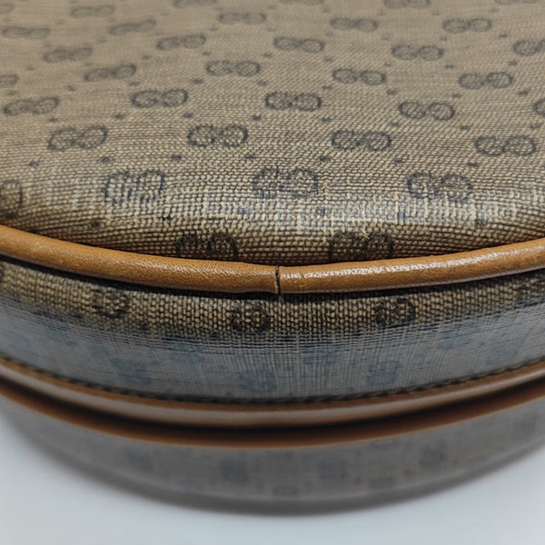 Monogram Coated Canvas Shoulder Bag Brown